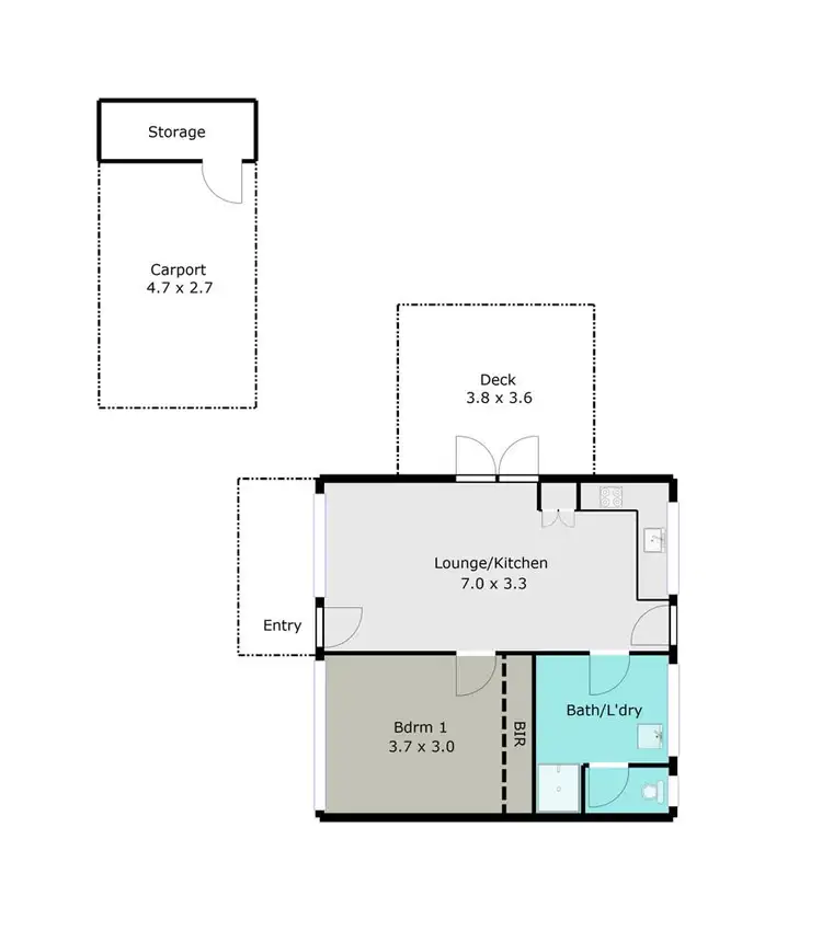 Floorplan of Homely house listing, 3/19 Kallioota Street, Alfredton VIC 3350
