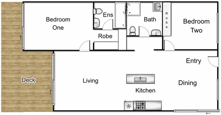 Floorplan of Homely apartment listing, 22/39-43 Crawford Street, Queanbeyan NSW 2620
