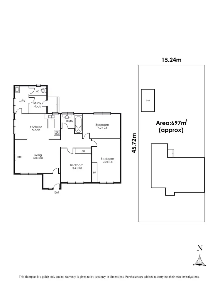 Floorplan of Homely house listing, 17 Roydon Street, Hampton East VIC 3188