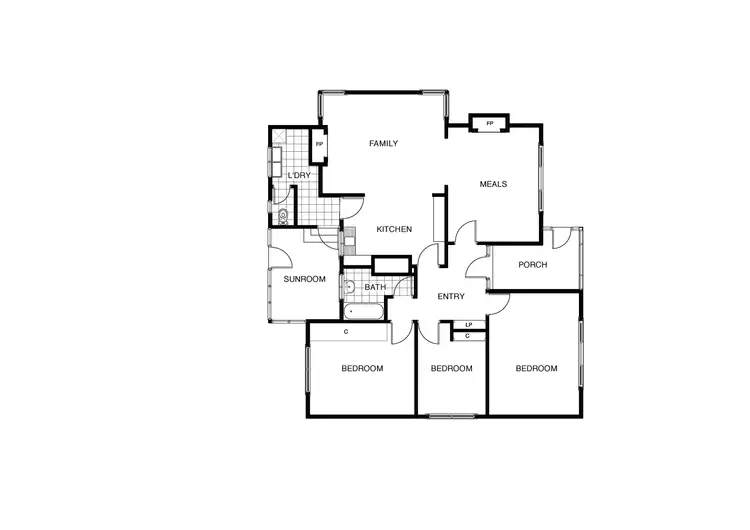 Floorplan of Homely house listing, 325 Peel Street North, Ballarat VIC 3350