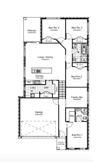 Floorplan of Homely land listing, Lot 541 Kingsman Ave, Elderslie NSW 2570
