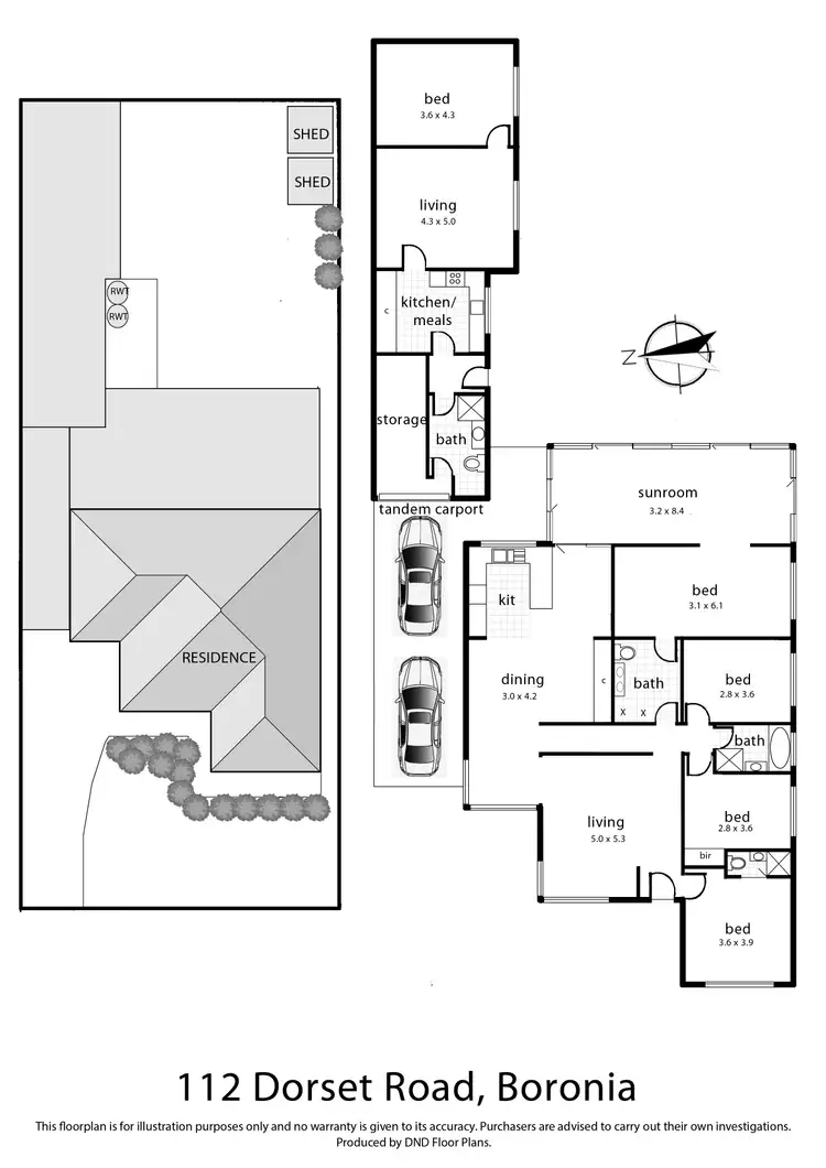 Floorplan of Homely house listing, 112 Dorset Road, Boronia VIC 3155