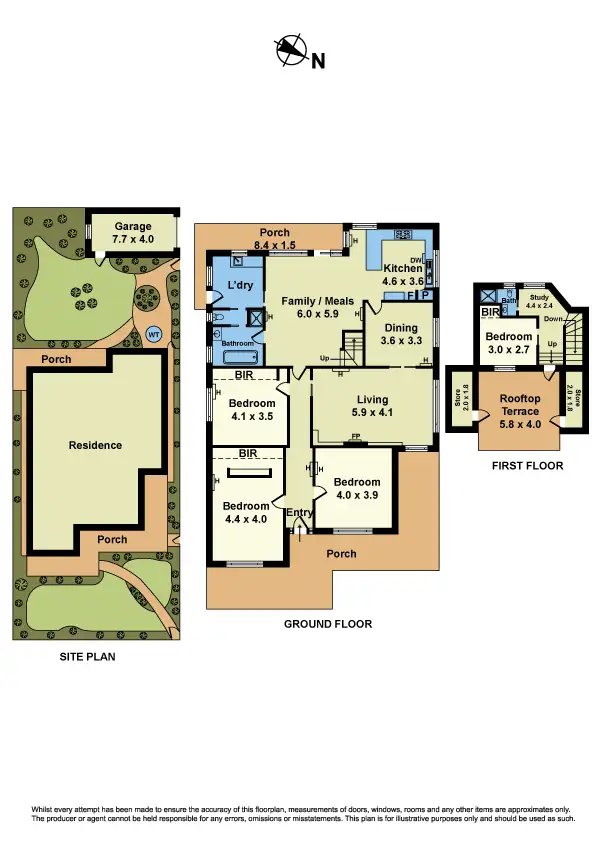 Floorplan of Homely house listing, 59 Verdon Street, Williamstown VIC 3016