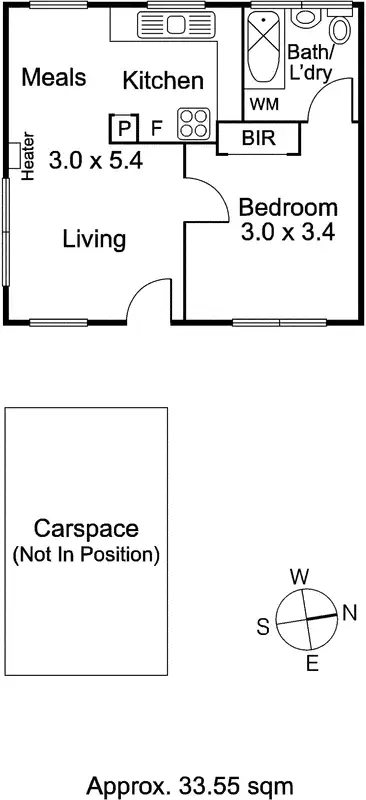 Floorplan of Homely apartment listing, 4/49 Rowena Parade, Richmond VIC 3121