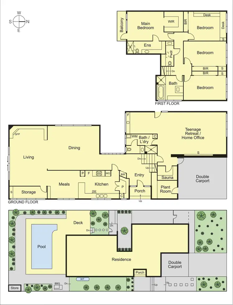 Floorplan of Homely house listing, 3 Trevascus Street, Caulfield South VIC 3162