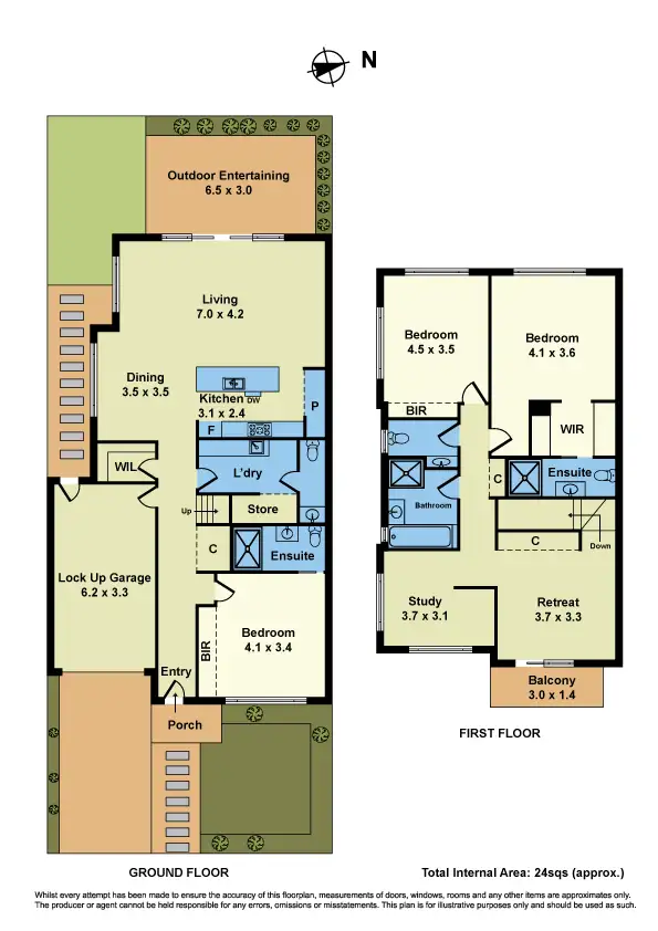Floorplan of Homely house listing, 27 Elizabeth Street, Newport VIC 3015