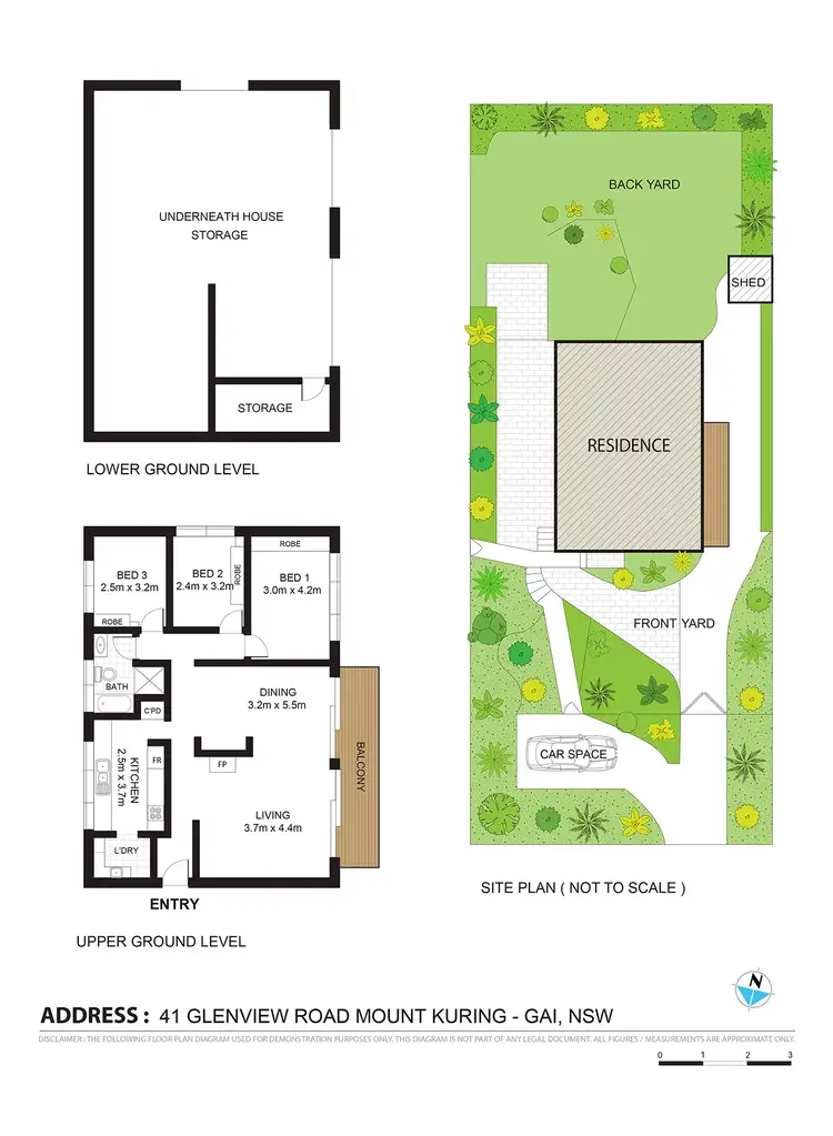 Floorplan of Homely house listing, 41 Glenview Road, Mount Kuring-gai NSW 2080
