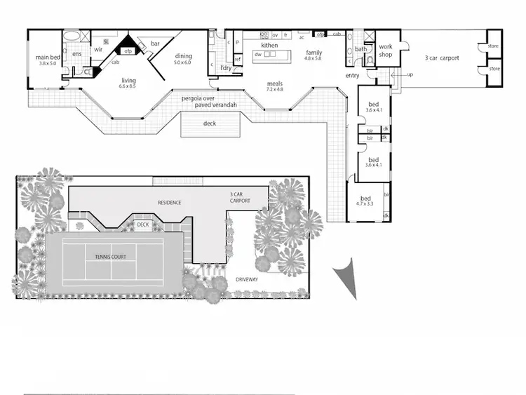 Floorplan of Homely house listing, 19 Wattle Grove, Portsea VIC 3944