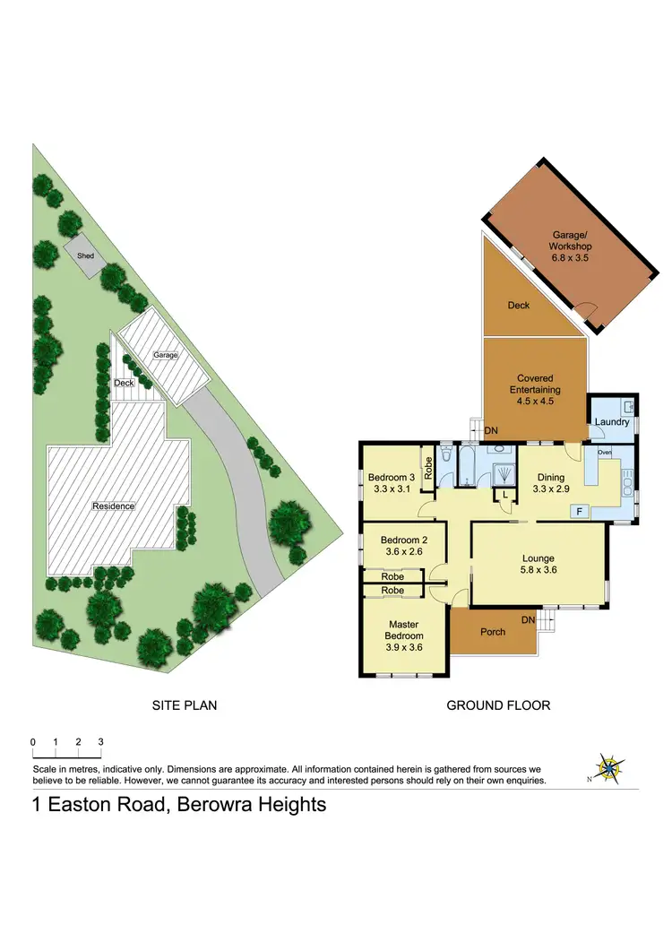 Floorplan of Homely house listing, 1 Easton Road, Berowra Heights NSW 2082