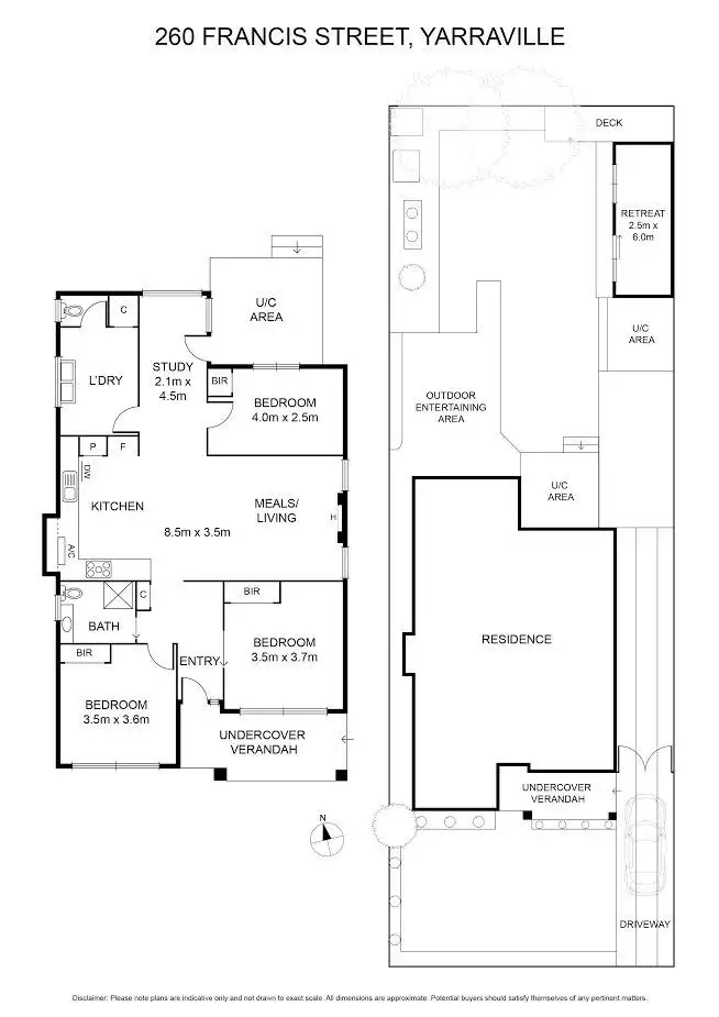 Floorplan of Homely house listing, 260 Francis Street, Yarraville VIC 3013