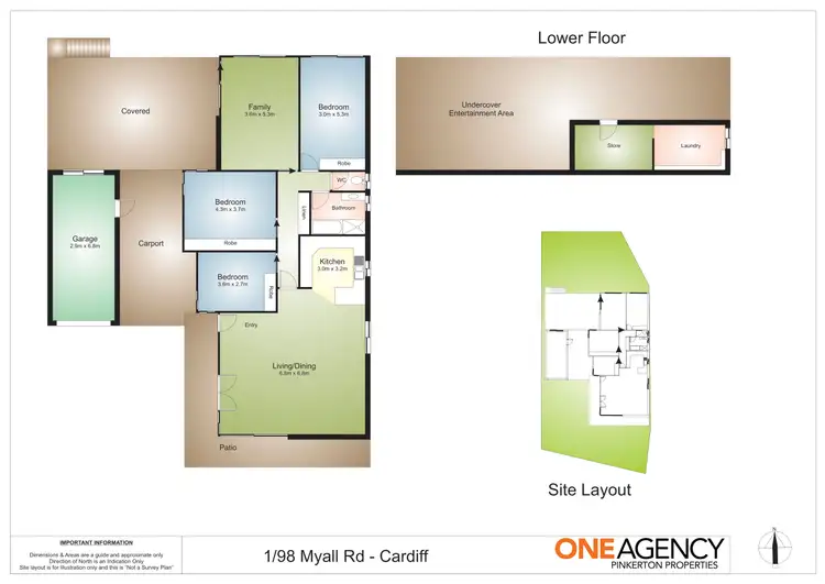 Floorplan of Homely house listing, 1/98 Myall Road, Cardiff NSW 2285