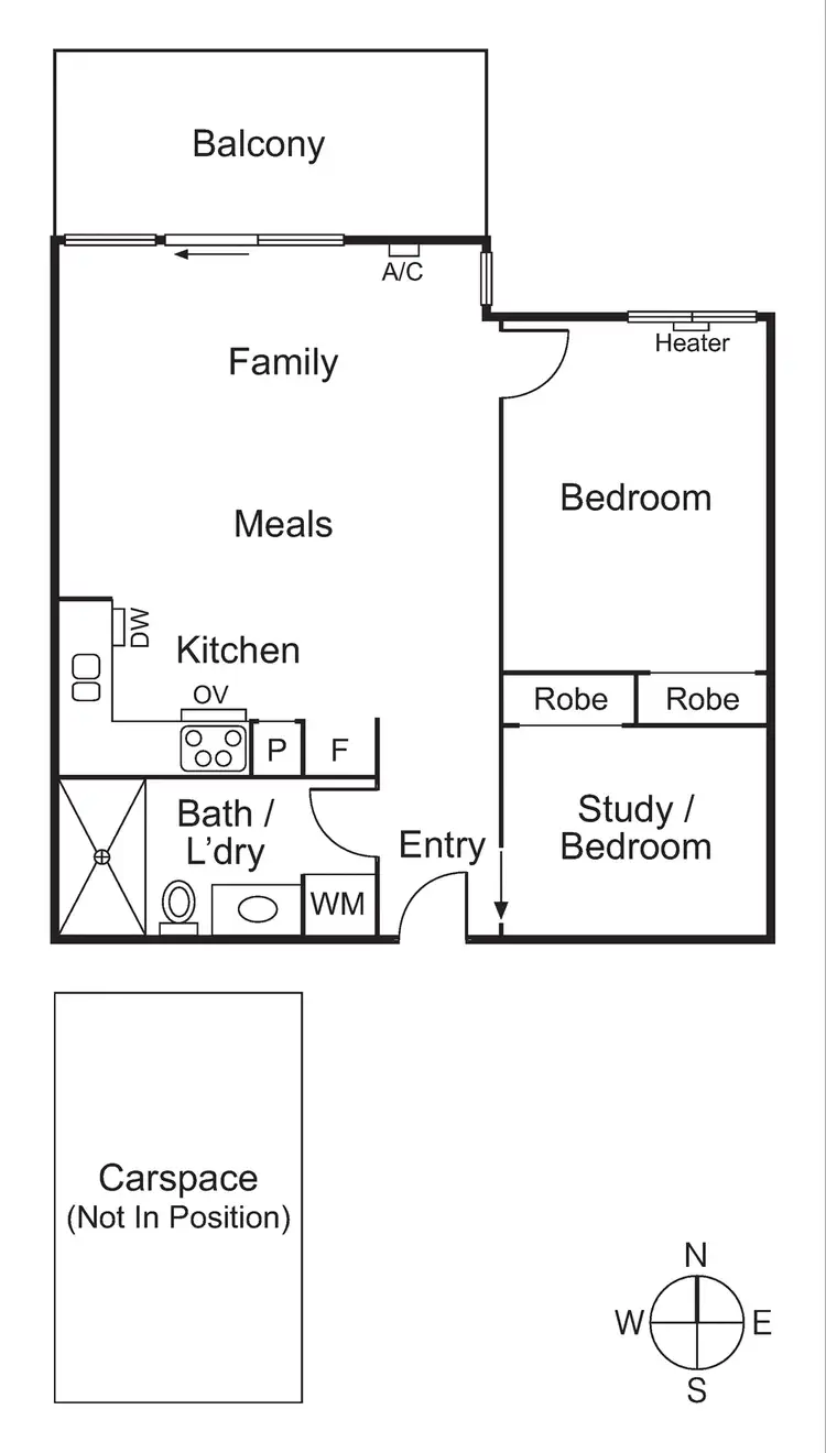 Floorplan of Homely apartment listing, C303/3 Greeves Street, St Kilda VIC 3182