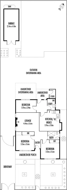 Floorplan of Homely house listing, 74 Kidman Street, Yarraville VIC 3013