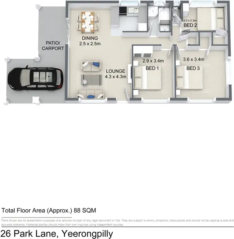 Floorplan of Homely house listing, 26 Park Lane, Yeerongpilly QLD 4105