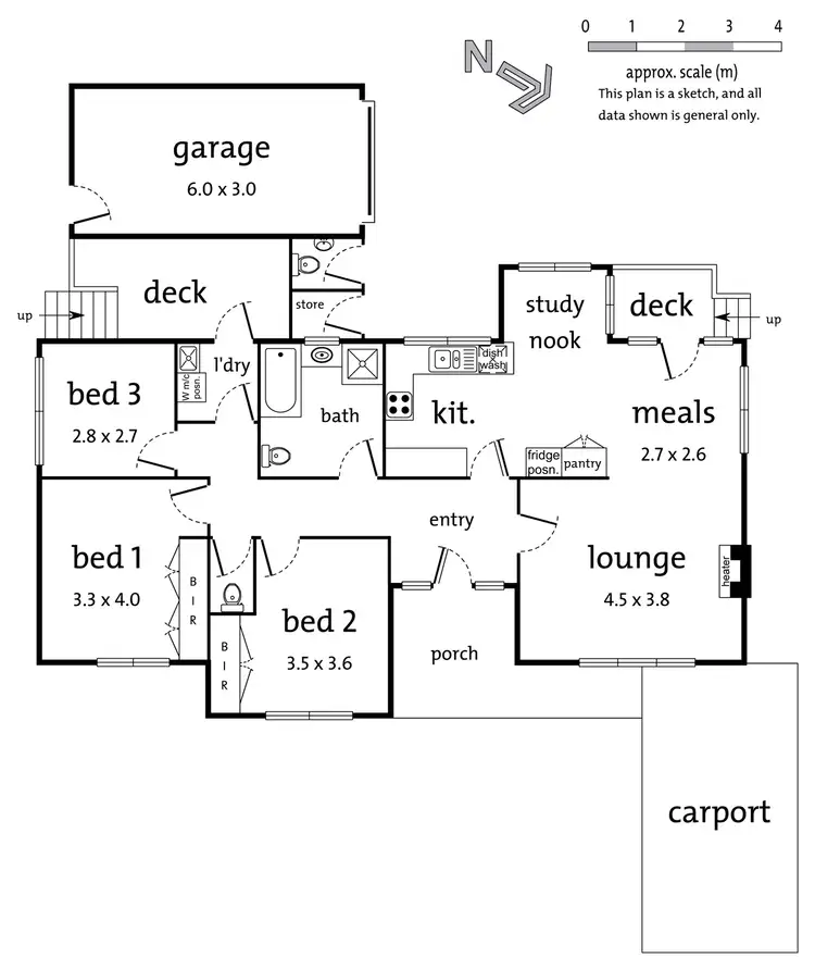 Floorplan of Homely house listing, 1/2 Harrison Street, Ringwood VIC 3134