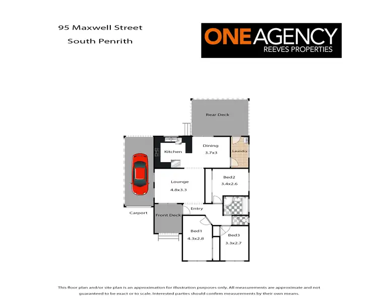 Floorplan of Homely house listing, 95 Maxwell Street, South Penrith NSW 2750