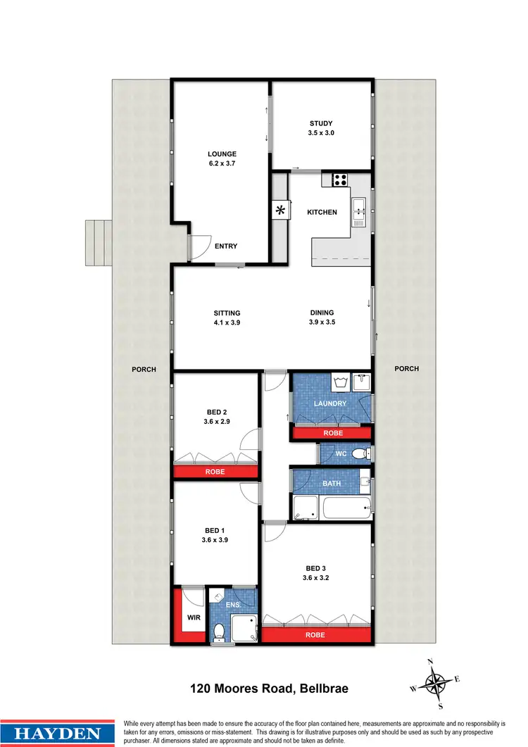 Floorplan of Homely rural property listing, 120 Moores Road, Bellbrae VIC 3228