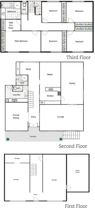 Floorplan of Homely house listing, 121 Monaro Crescent, Red Hill ACT 2603