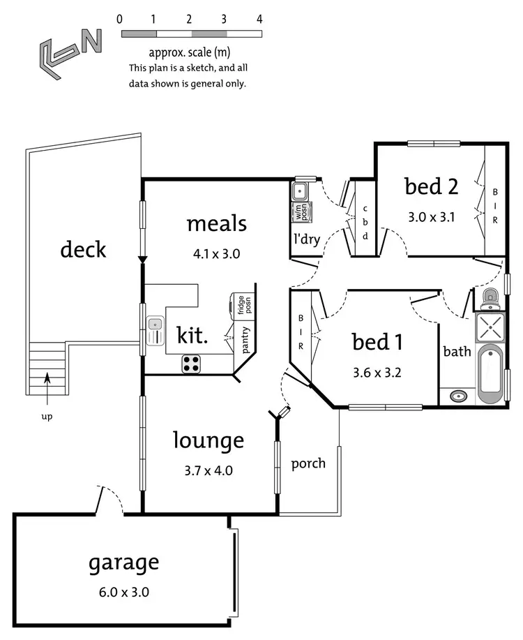 Floorplan of Homely unit listing, 3/7 Lena Grove, Ringwood VIC 3134