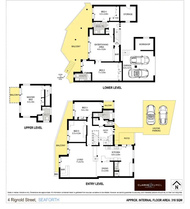 Floorplan of Homely house listing, 4 Rignold Street, Seaforth NSW 2092