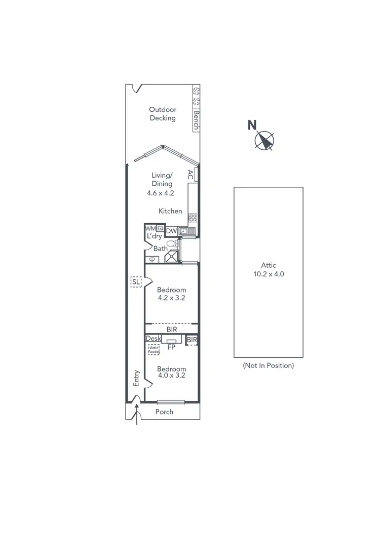 Floorplan of Homely house listing, 2 Peckville Street, Port Melbourne VIC 3207