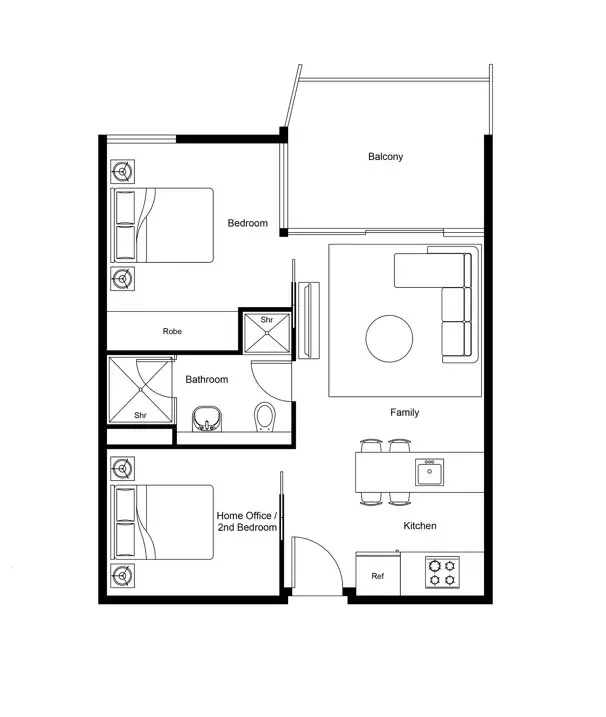 Floorplan of Homely apartment listing, 119/25 Trent Street, Glen Iris VIC 3146