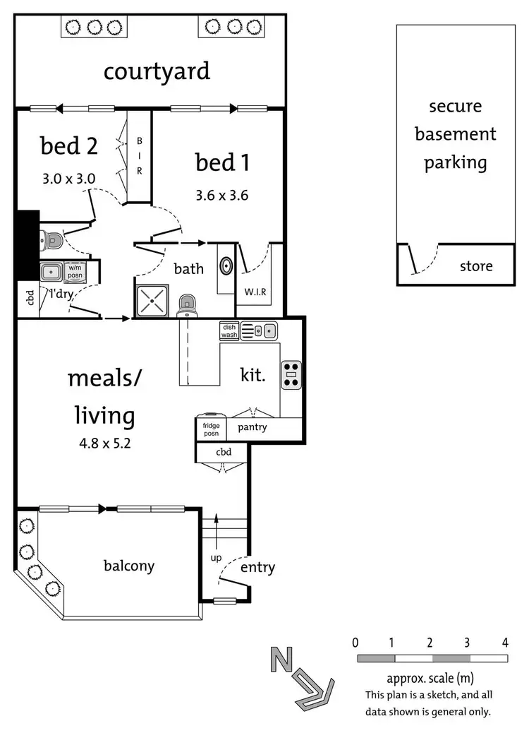 Floorplan of Homely apartment listing, 1/97 Canterbury Road, Heathmont VIC 3135