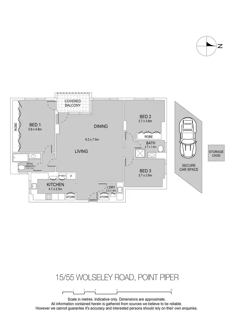 Floorplan of Homely apartment listing, 15 & 16/55-57 Wolseley Road, Point Piper NSW 2027