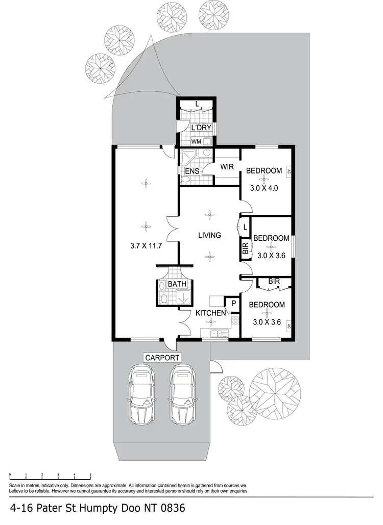 Floorplan of Homely apartment listing, 4/16 Pater Street, Humpty Doo NT 836