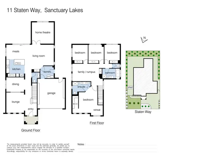 Floorplan of Homely house listing, 11 Staten Way, Sanctuary Lakes VIC 3030