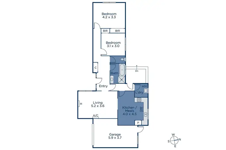 Floorplan of Homely unit listing, 1/37 Williams Road, Blackburn VIC 3130