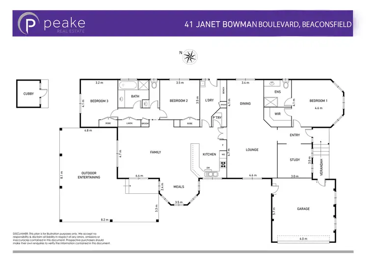 Floorplan of Homely house listing, 41 Janet Bowman Boulevard, Beaconsfield VIC 3807