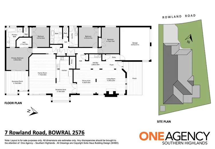 Floorplan of Homely house listing, 7 Rowland Road, Bowral NSW 2576
