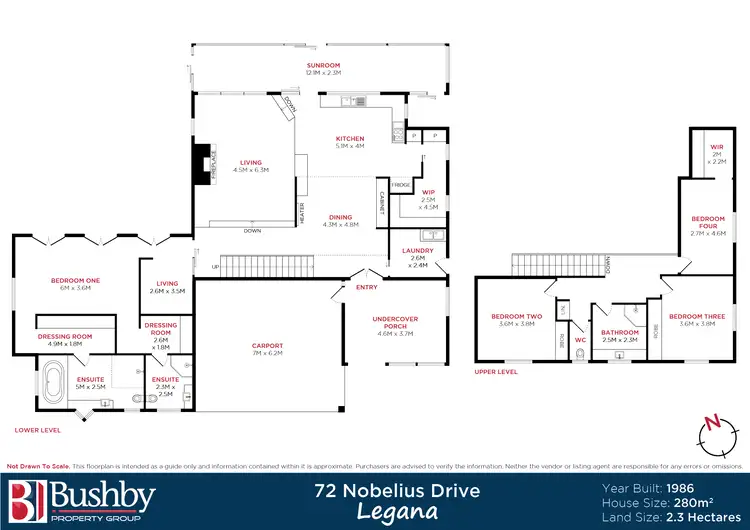 Floorplan of Homely house listing, 72 Nobelius Drive, Legana TAS 7277