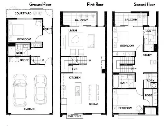 Floorplan of Homely house listing, 126 Malibu Boulevard, Point Cook VIC 3030
