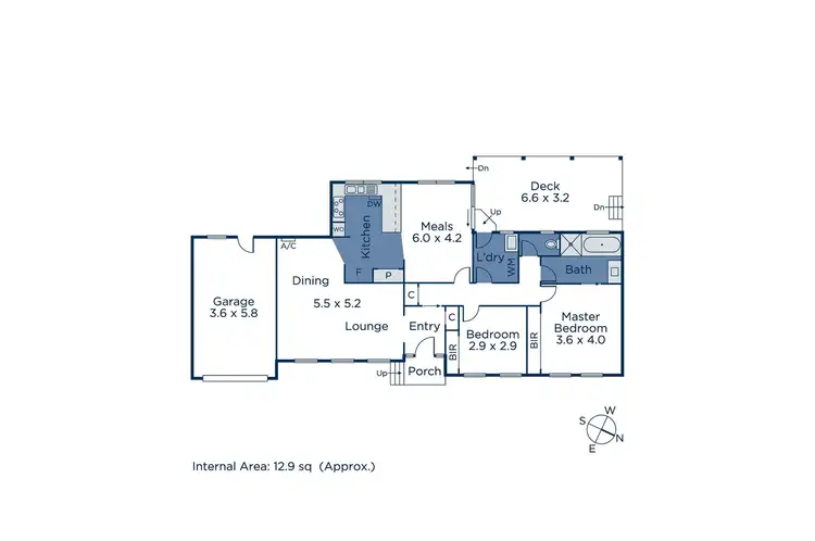Floorplan of Homely house listing, 20 Miller Grove, Ringwood East VIC 3135