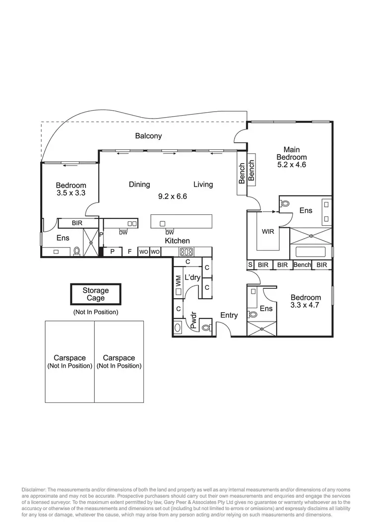 Floorplan of Homely apartment listing, 101/102 Balaclava Road, Caulfield North VIC 3161