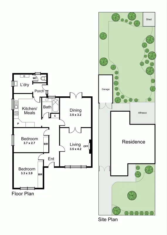 Floorplan of Homely house listing, 12A Bute Street, Murrumbeena VIC 3163