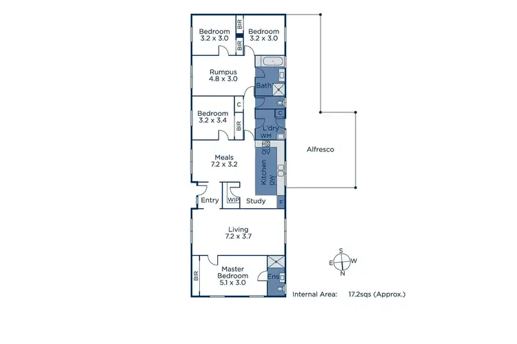 Floorplan of Homely house listing, 8 Dundee Place, Wantirna VIC 3152