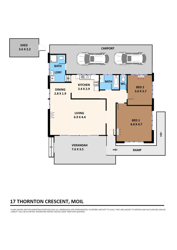 Floorplan of Homely house listing, 17 Thornton Crescent, Moil NT 810