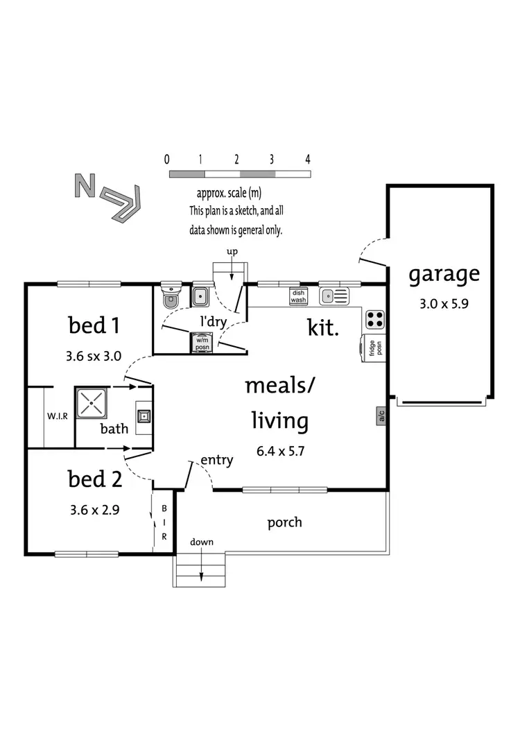 Floorplan of Homely unit listing, 3/65 Patterson Street, Ringwood East VIC 3135