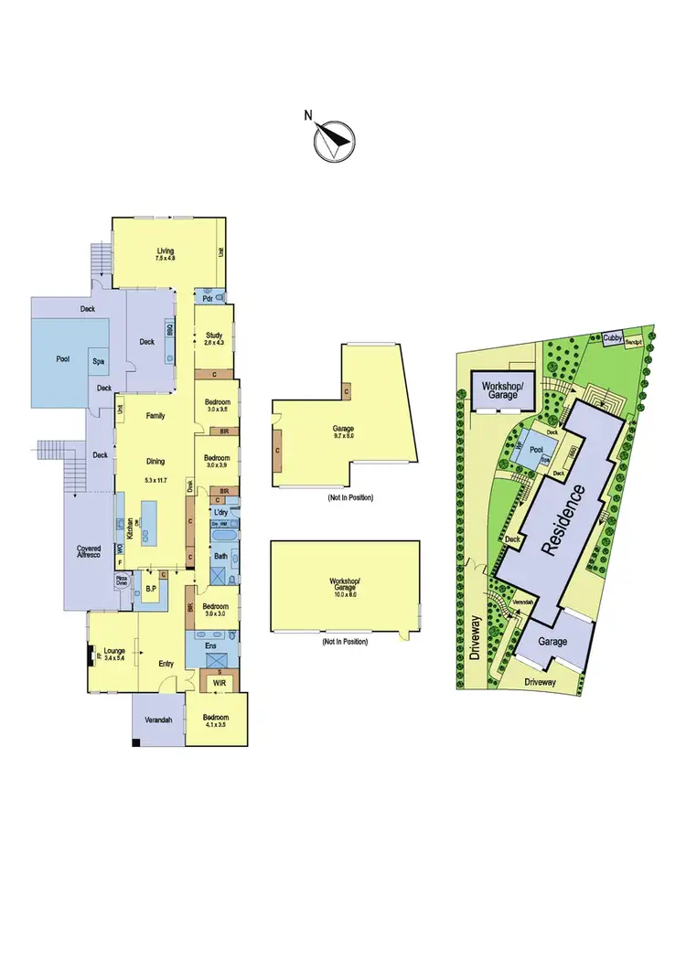 Floorplan of Homely house listing, 18 Ilana View Drive, Diamond Creek VIC 3089