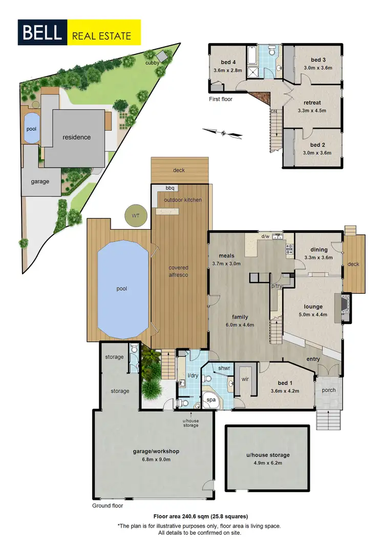Floorplan of Homely house listing, 17 Crestview Close, Montrose VIC 3765
