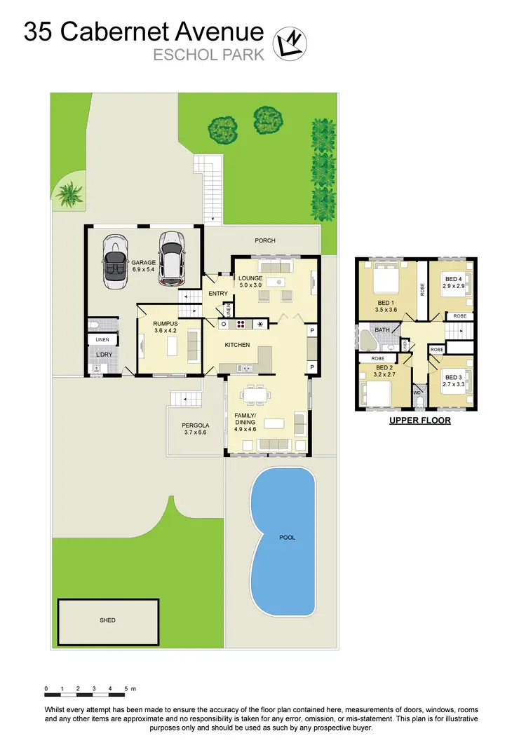 Floorplan of Homely house listing, 35 Cabernet Avenue, Eschol Park NSW 2558