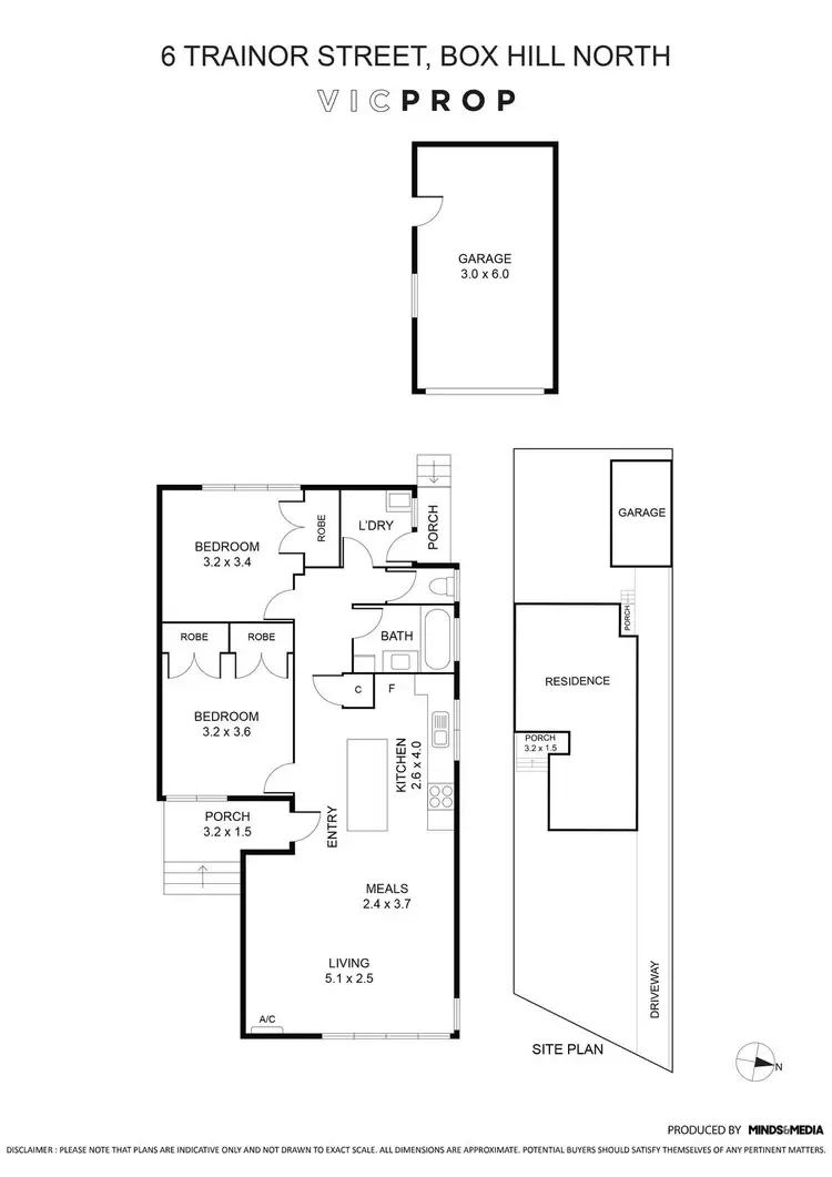 Floorplan of Homely house listing, 6 Trainor Street, Box Hill North VIC 3129