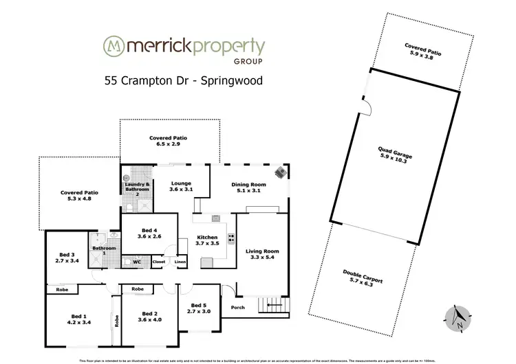 Floorplan of Homely house listing, 55 Crampton Drive, Springwood NSW 2777