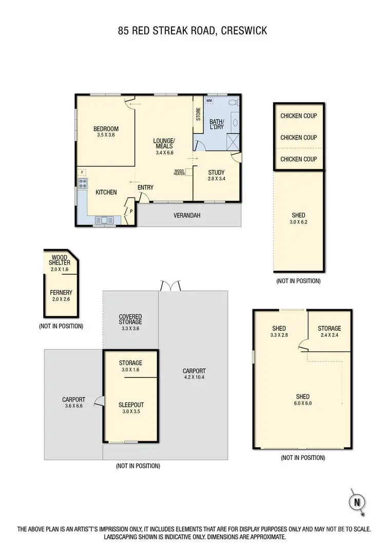 Floorplan of Homely house listing, 85 Red Streak Road, Creswick VIC 3363