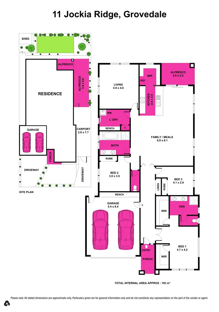 Floorplan of Homely house listing, 11 Jockia Ridge, Grovedale VIC 3216