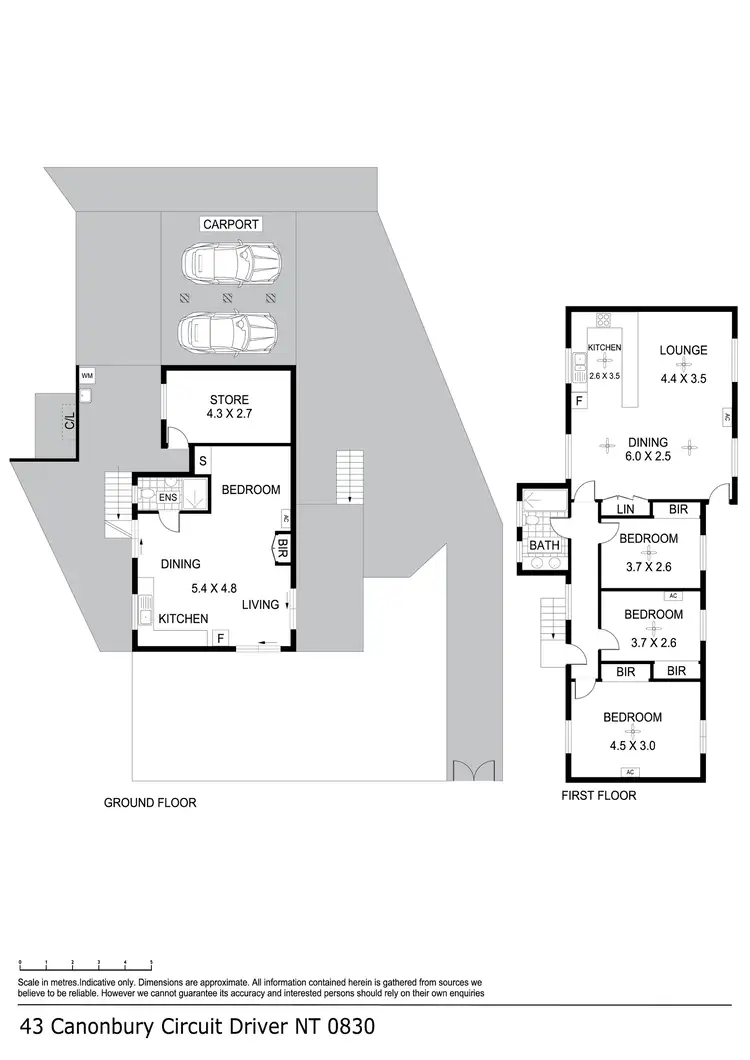 Floorplan of Homely house listing, 43 Canonbury Circuit, Driver NT 830