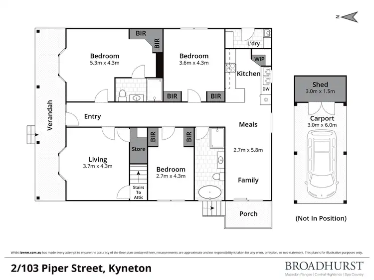 Floorplan of Homely house listing, 2/103 Piper Street, Kyneton VIC 3444